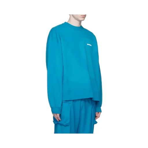 Logo-Print Tonal-Design Sweatshirt