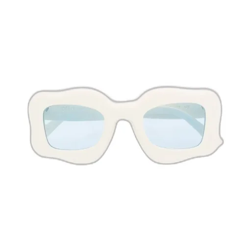 Oversized Curved-Frame Sunglasses