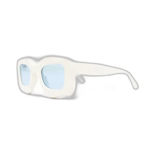 Oversized Curved-Frame Sunglasses