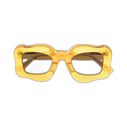 Oversized Curved-Frame Sunglasses