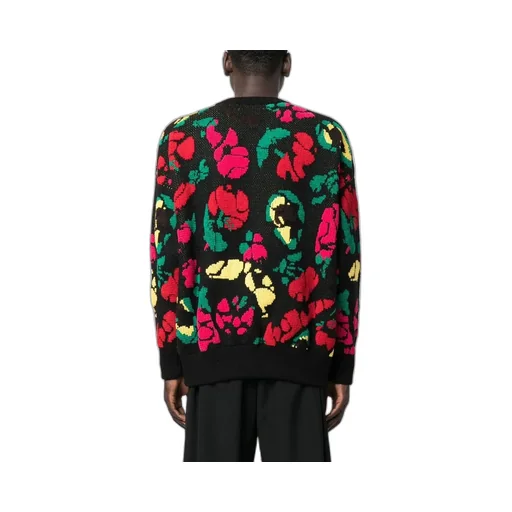 Floral-Detail Cotton Sweatshirt