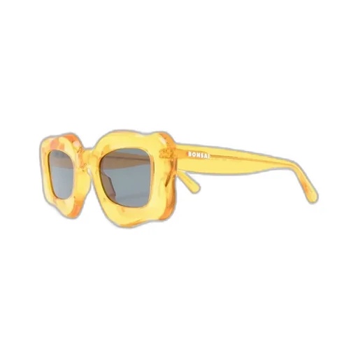 Oversized Curved-Frame Sunglasses