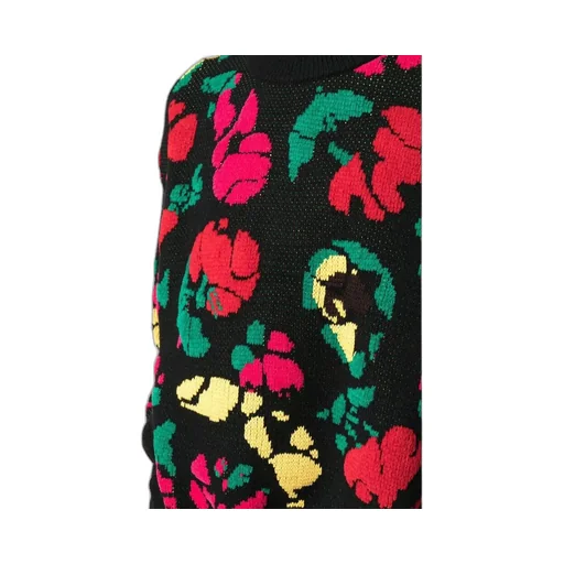 Floral-Detail Cotton Sweatshirt