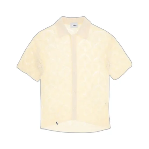 Short-Sleeved Buttoned Knitted Cardigan