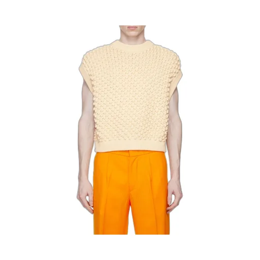 Chunky-Knit Sleeveless Jumper