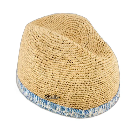Rafia Crochet Hat