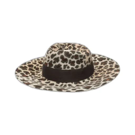 Leopard-Print Hat