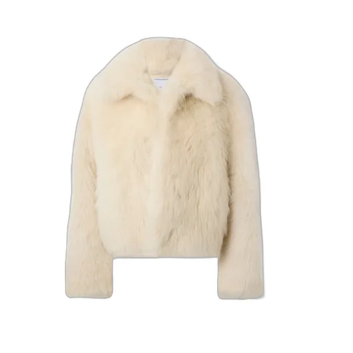 Long-Sleeved Fur Coat