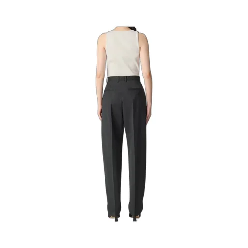 Twill Pleated Pants