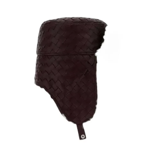Shearling Trim Chapka Hat