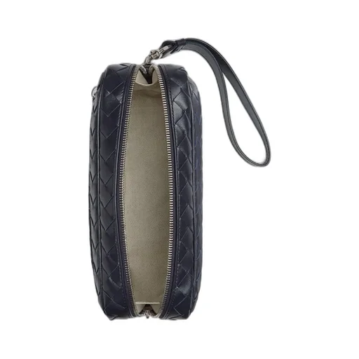 Intrecciato Pouch With Wristlet