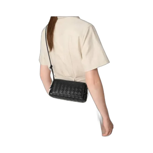 Notturno Intreciato Napa Leather Clutch Bag