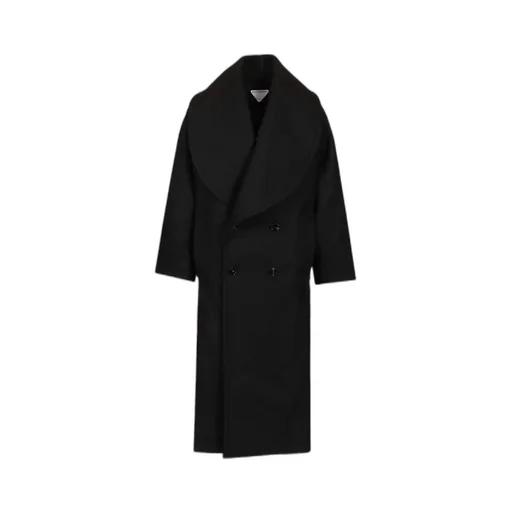 Double Breasted Felt Coat