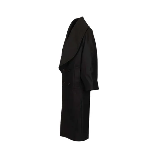 Double Breasted Felt Coat
