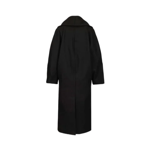 Double Breasted Felt Coat