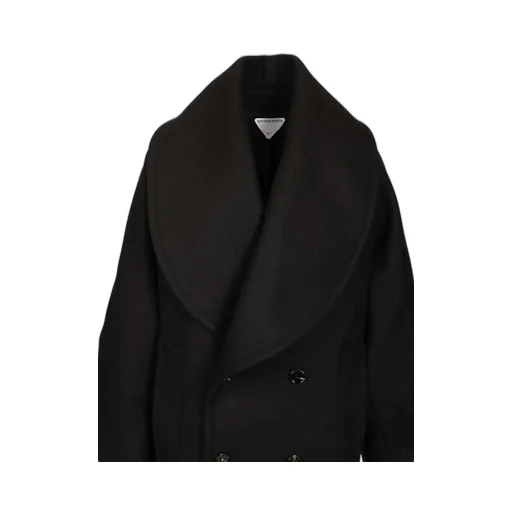 Double Breasted Felt Coat