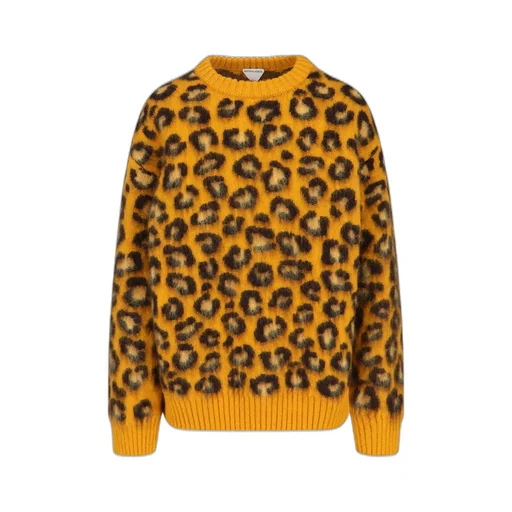 Leopard Printed Crewneck Jumper