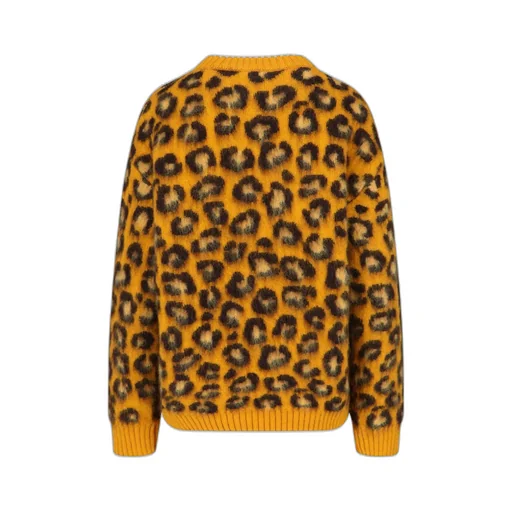 Leopard Printed Crewneck Jumper