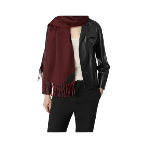 Bi-Color Cashmere Scarf