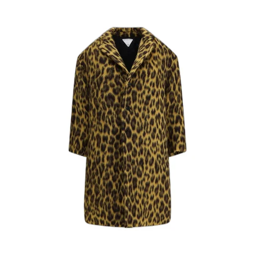 Brushed Leopard Coat