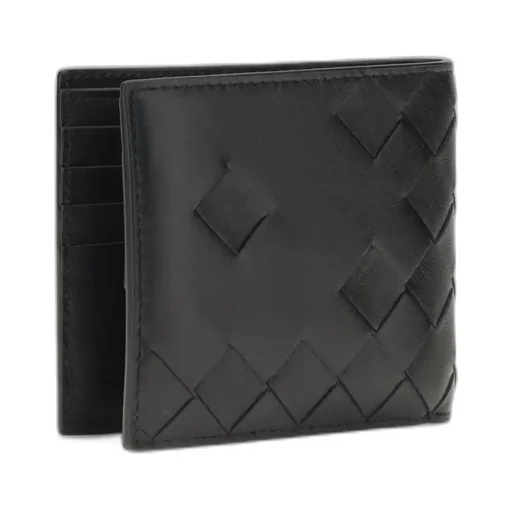 Intrecciato Bi-Fold Wallet With Coin Purse