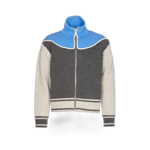 Zip-Up Knit Jacket