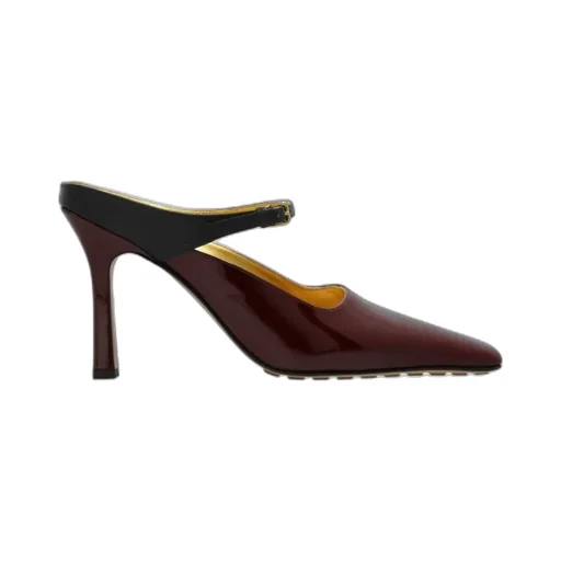 Square-Toed High-Heeled Sandals