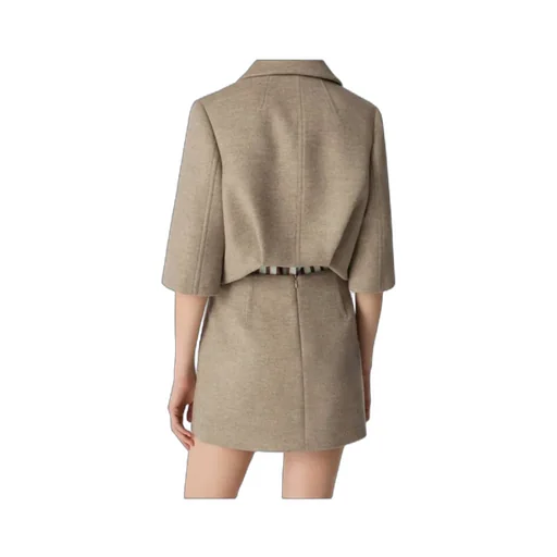 Wool And Cashmere Cropped Jacket