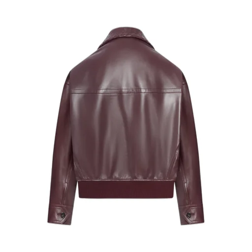 Regular Fit Leather Blouson