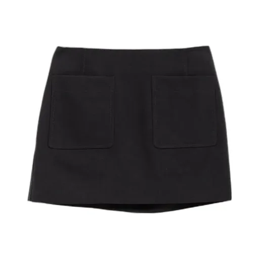 Lightweight Structured Mini Skirt