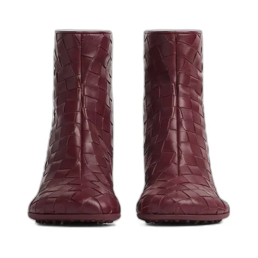 Intrecciato Ankle Boots