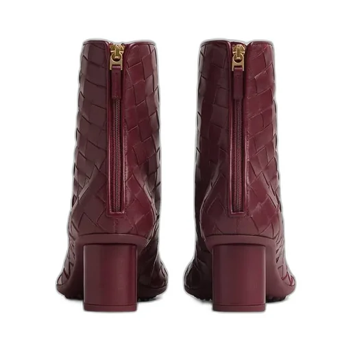 Intrecciato Ankle Boots