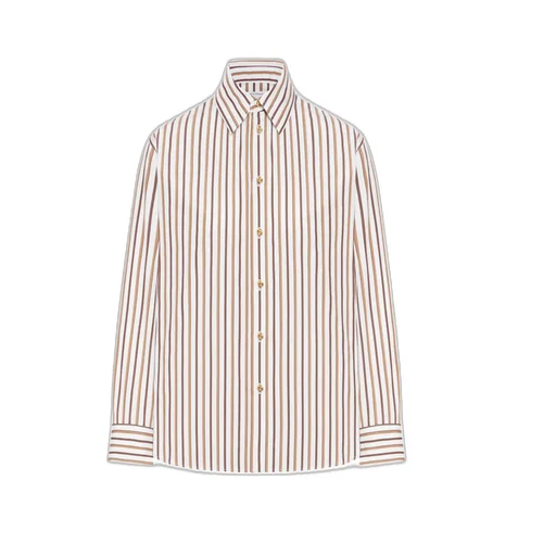 Striped Cotton Poplin Shirt
