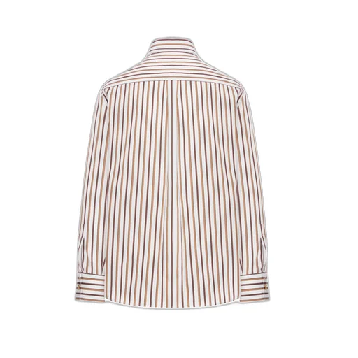 Striped Cotton Poplin Shirt