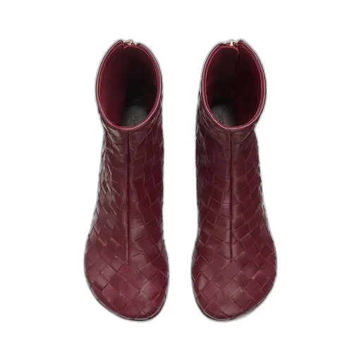 Intrecciato Ankle Boots