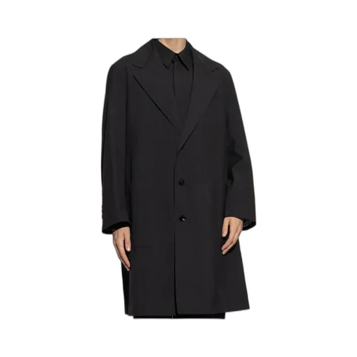 Lapel Long Sleeve Coat