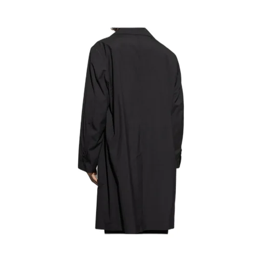 Lapel Long Sleeve Coat