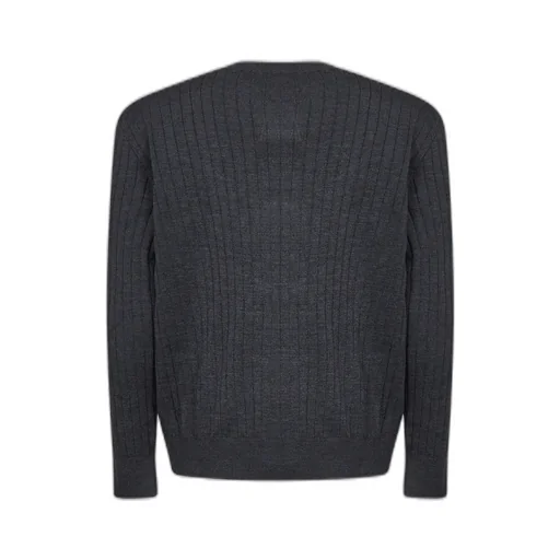 Long Sleeved Crewneck Cardigan