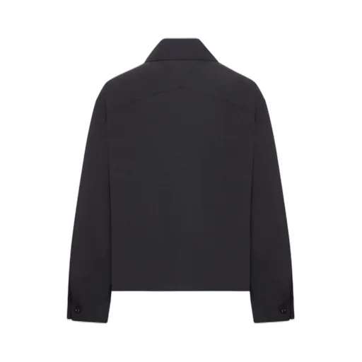 Fine Wool Kimono Blouson