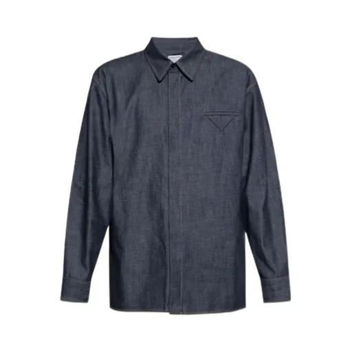 Rinsed Indigo Denim Shirt