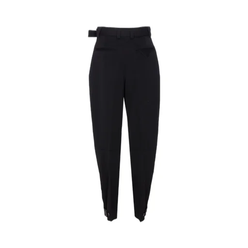 Belted Waist Tailored Trousers