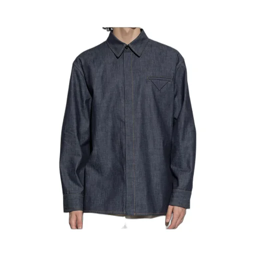 Rinsed Indigo Denim Shirt