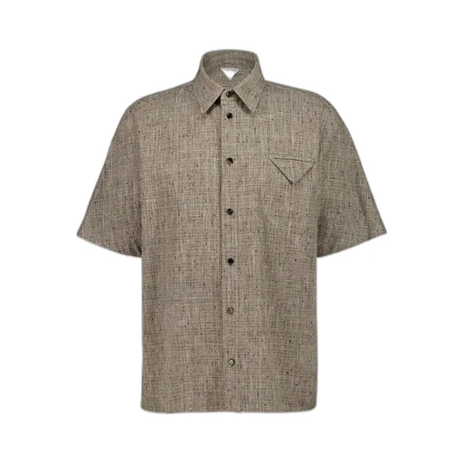 Sahara Mel Short-Sleeve Flecked Shirt