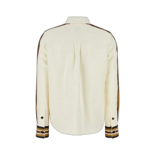 Band Sleeved Buttoned Shirt