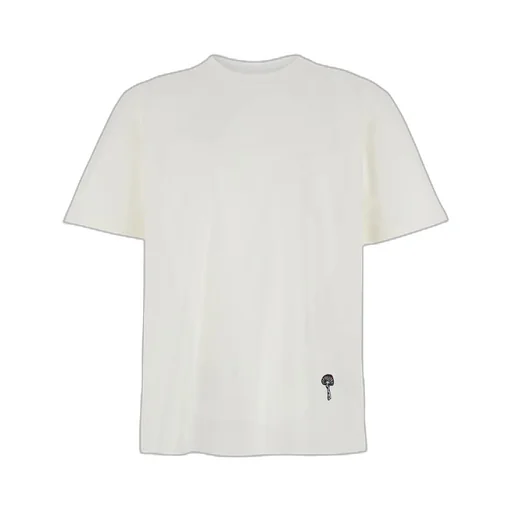 Mushroom Embroidered Crewneck T-Shirt