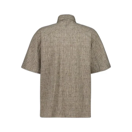 Sahara Mel Short-Sleeve Flecked Shirt