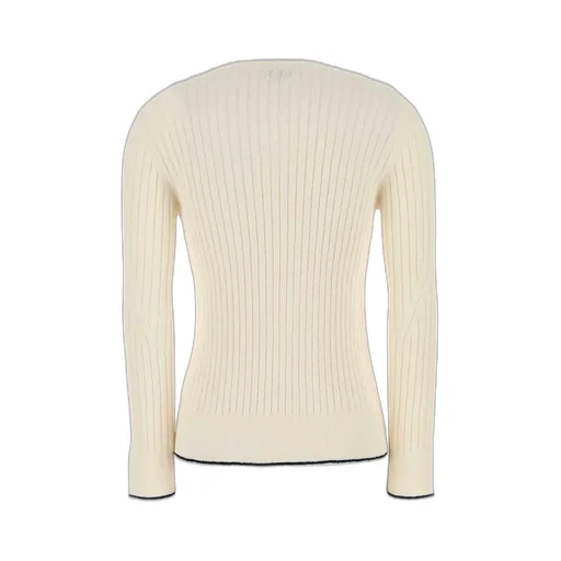 Long-Sleeved Ribbed Top