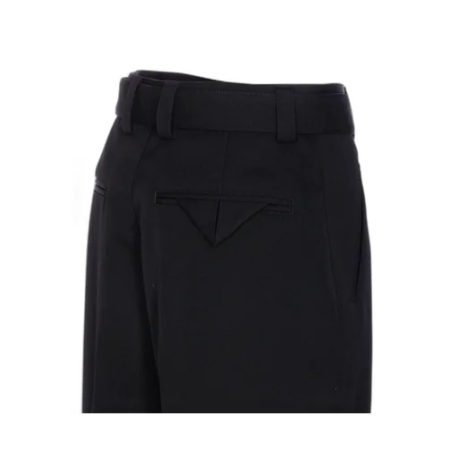 Belted Waist Tailored Trousers