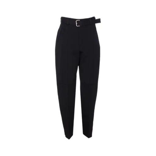 Belted Waist Tailored Trousers