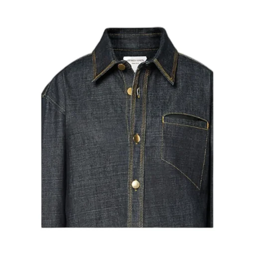 Long-Sleeved Denim Shirt